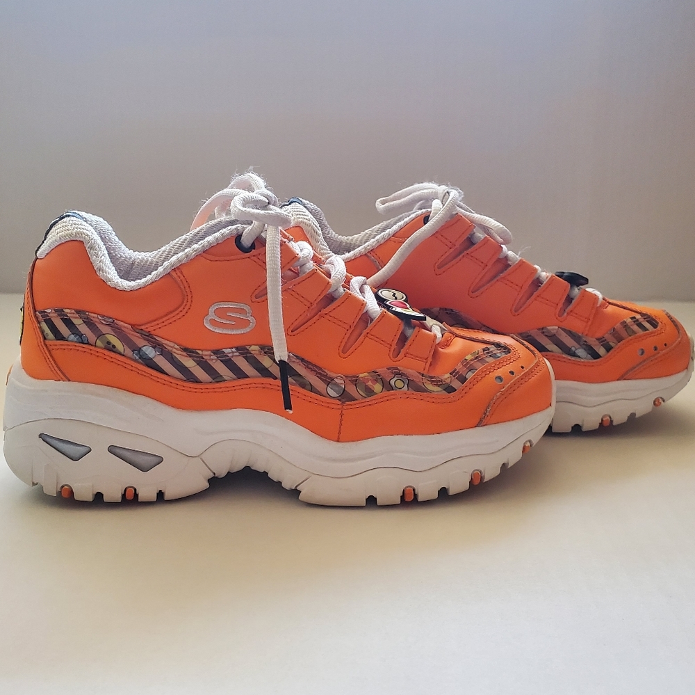 Orange Line Friends Sketcher Sneakers